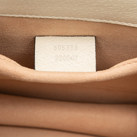 Pre-Loved Gucci Small Calfskin Web Linea Butterfly Totem Crossbody - Picture 6 of 7